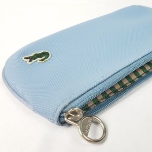 Blue Lacoste Clutch Wristlet